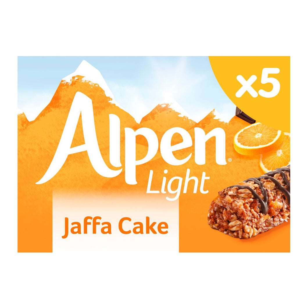 Alpen Light Jaffa Cake Cereal Bars 5 Pack