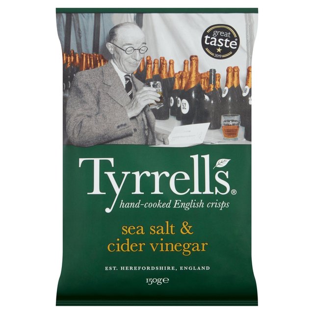 Tyrrells Sea Salt & Cider Vinegar 150g - 5.2oz