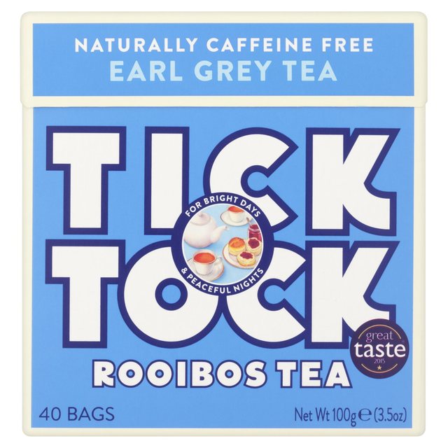 Tick Tock Rooibos Earl Grey 40 Tea Bags