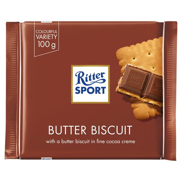 Ritter Sport Butter Biscuit Milk Chocolate 100g - 3.5oz