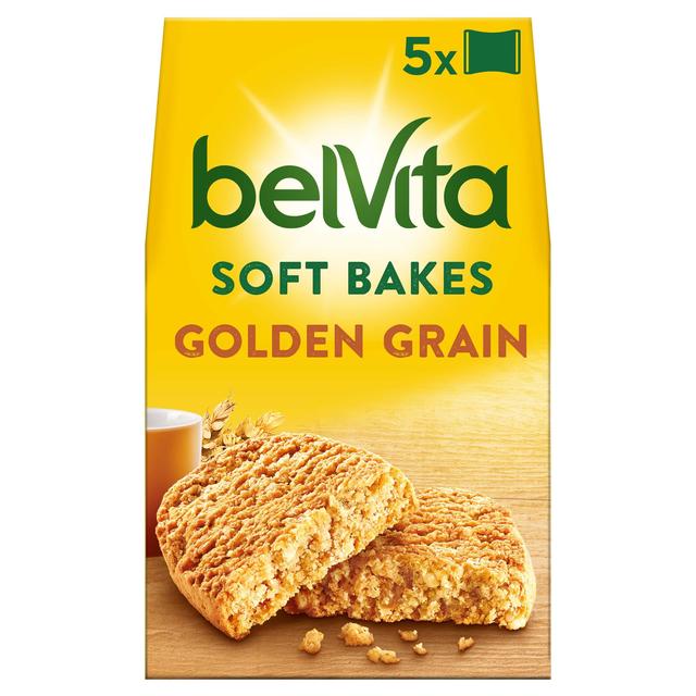 Belvita Golden Grain Soft Bakes Breakfast Biscuits 5 Pack