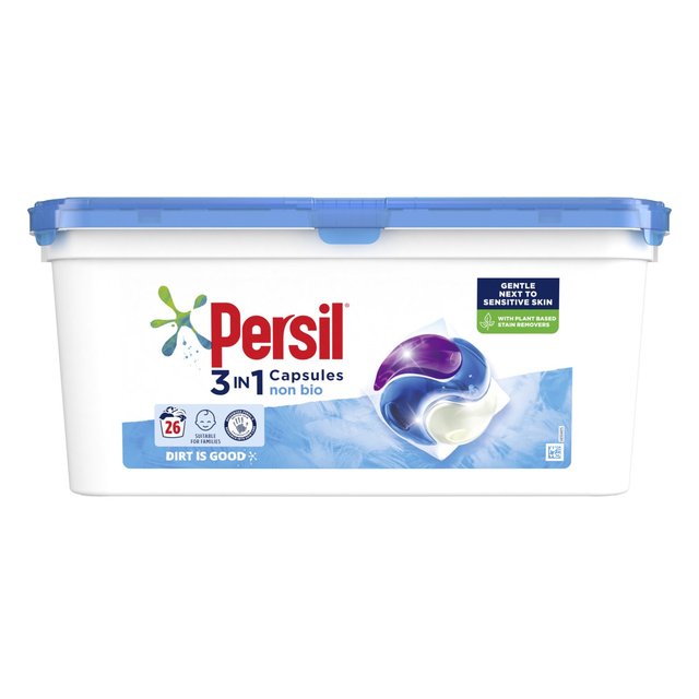 Persil 3 in 1 Non Bio Washing Capsules 26 Pack