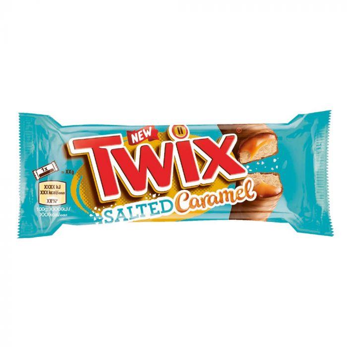 Twix Salted Caramel Biscuit Twin Bars 46g - 1.6oz