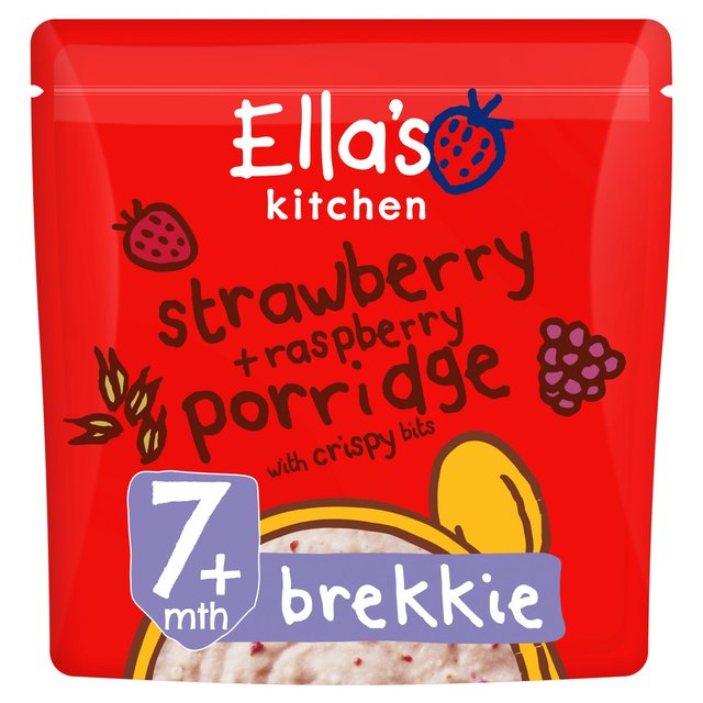 Ella's Kitchen Strawberry & Raspberry Porridge 175g - 6.1oz