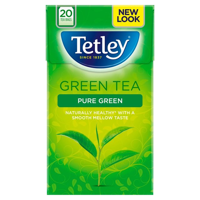 Tetley Pure Green Tea Bags 20 Pack