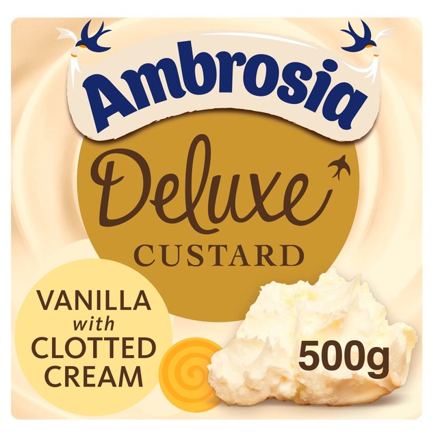 Ambrosia Deluxe Custard Vanilla & Clotted Cream 500g - 17.6oz