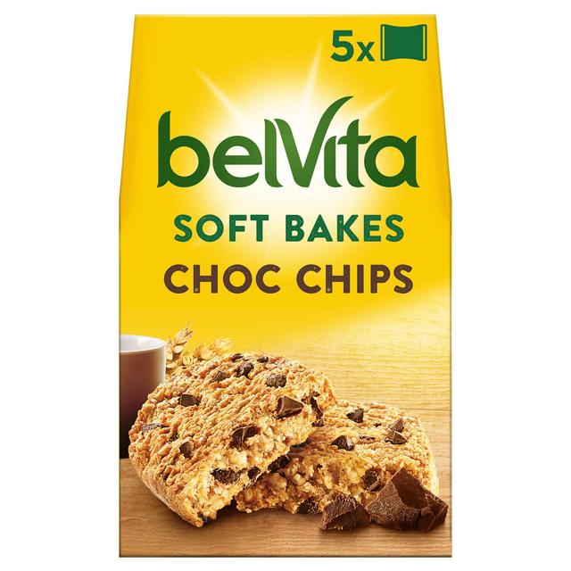 Belvita Choc Chips Soft Bakes Breakfast Biscuits 5 Pack