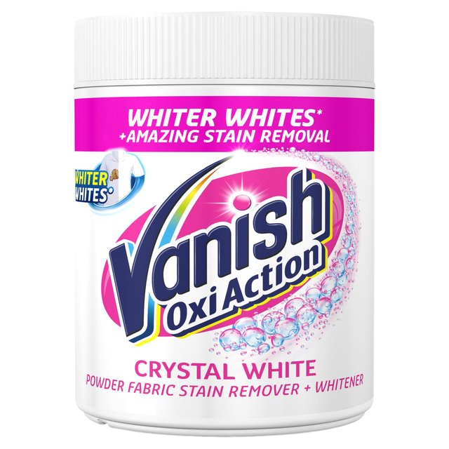 Vanish Oxi Action Fabric Stain Remover Powder Whites 470g - 16.5oz