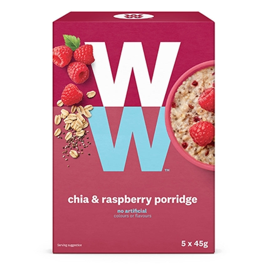 Weight Watchers Chia and Raspberry Porridge 5x45g
