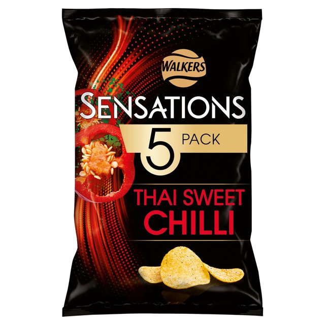 Walkers Sensations Thai Sweet Chilli Crisps 5 Pack