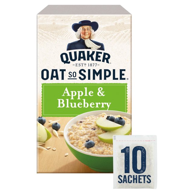 Quaker Oat So Simple Apple & Blueberry Porridge 10 Sachets