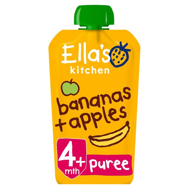 Ella's Kitchen Organic Apples & Bananas 120g - 4.2oz