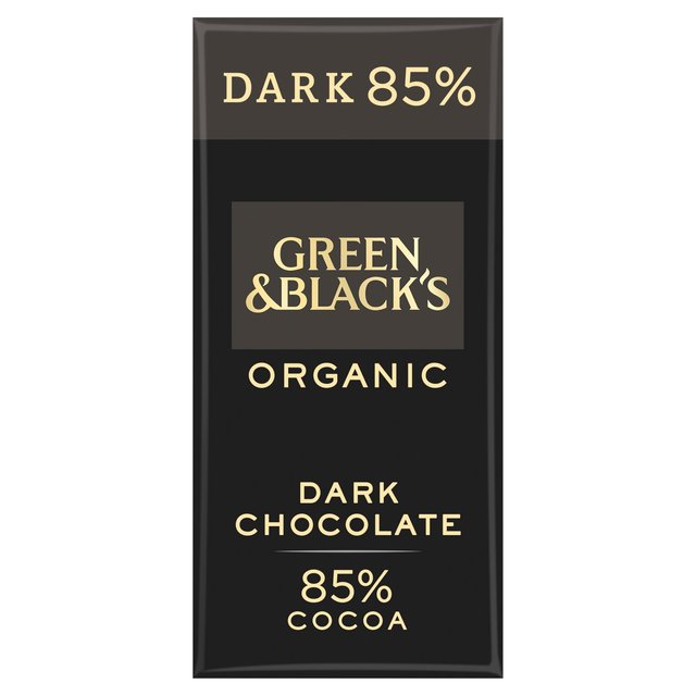 Green & Black's Organic 85% Dark 90g - 3.1oz