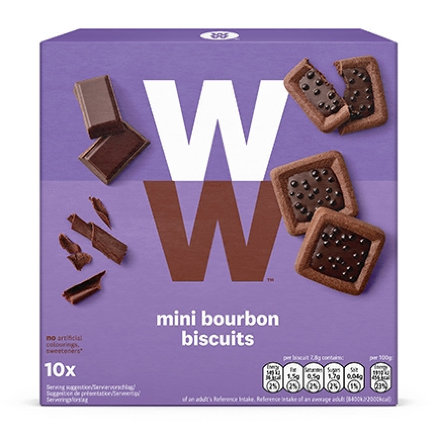 Weight Watchers Mini Bourbon Biscuits 10 Pack