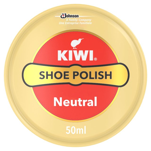 Kiwi Shoe Polish Tin Neutral 50ml - 1.6fl oz
