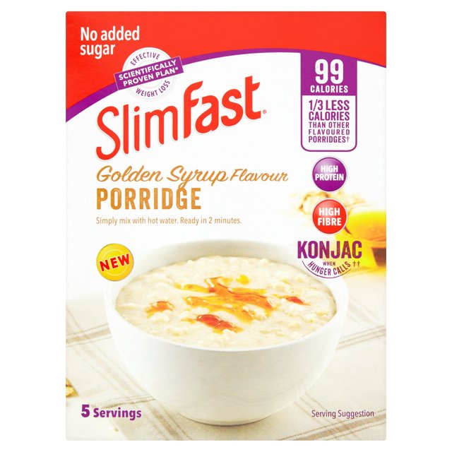 SlimFast Golden Syrup Porridge 5 Pack