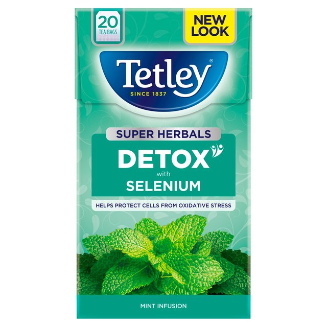 Tetley Super Mint Detox Tea Bags 20 Pack