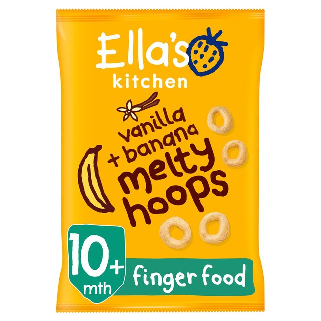 Ella's Kitchen Organic Banana & Vanilla Melty Hoops 20g - 0.7oz
