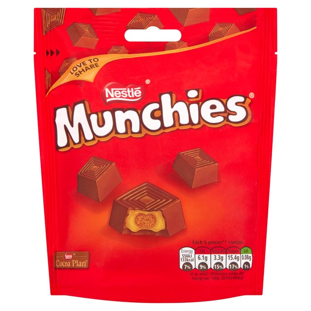 Munchies Chocolate Sharing Bag 104g - 3.6oz