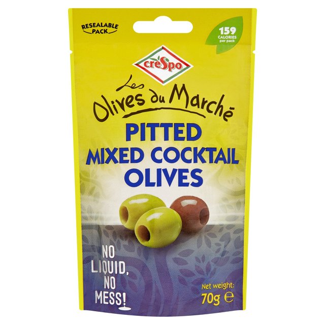 Crespo Pitted Mixed Cocktail Olives 70g - 2.4oz