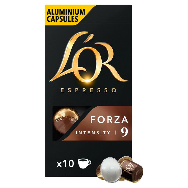 L'OR Espresso Forza Intensity 9 Coffee Capsules 10 Pack