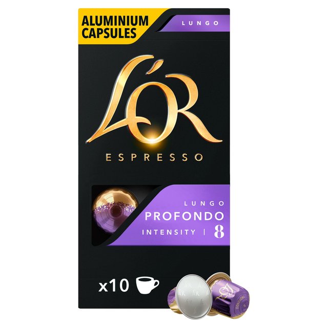 L'OR Espresso Lungo Intensity 8 Coffee Capsules 10 Pack