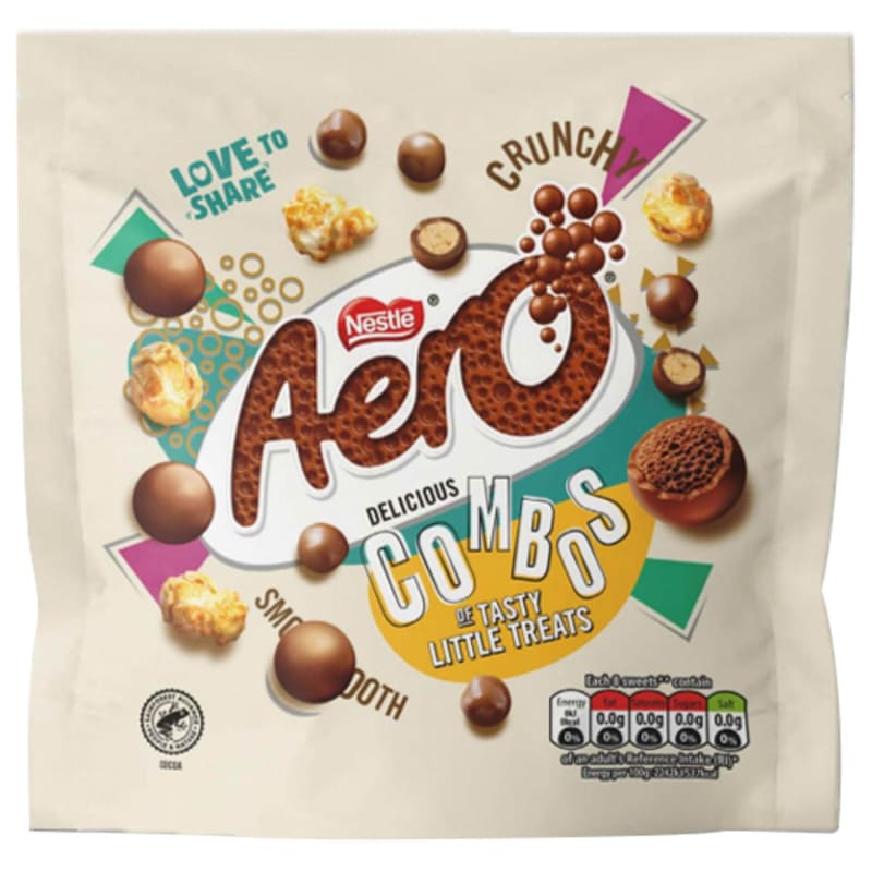 Aero Combos Chocolate Pouch Bag 120g - 4.2oz