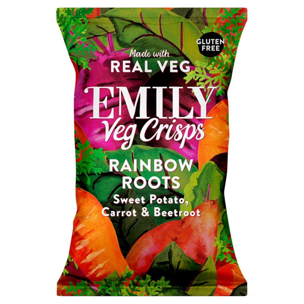 Emily Rainbow Roots Crunchy Sweet Potato, Carrot & Beetroot 80g - 2.8oz