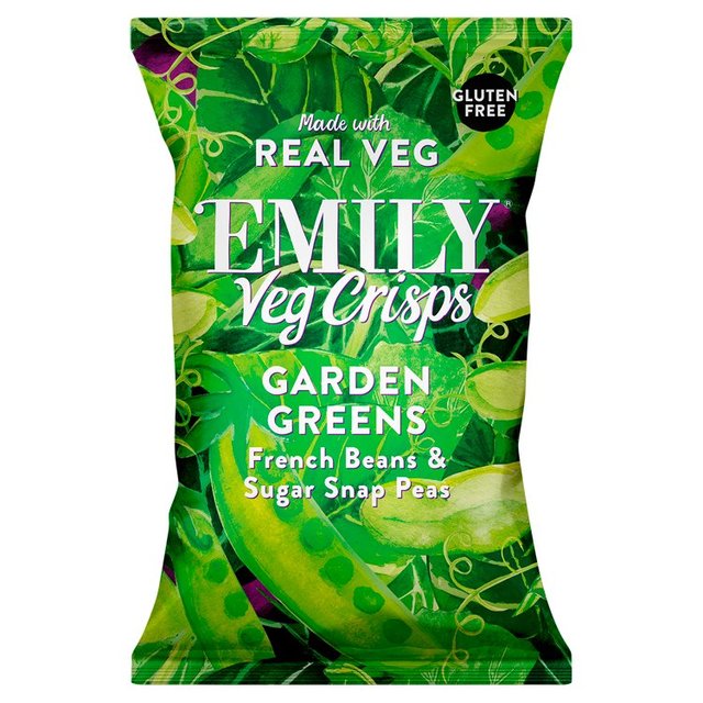 Emily Garden Greens Crunchy French Beans, Sugar Snap Peas & Black Edamame 80g - 2.8oz