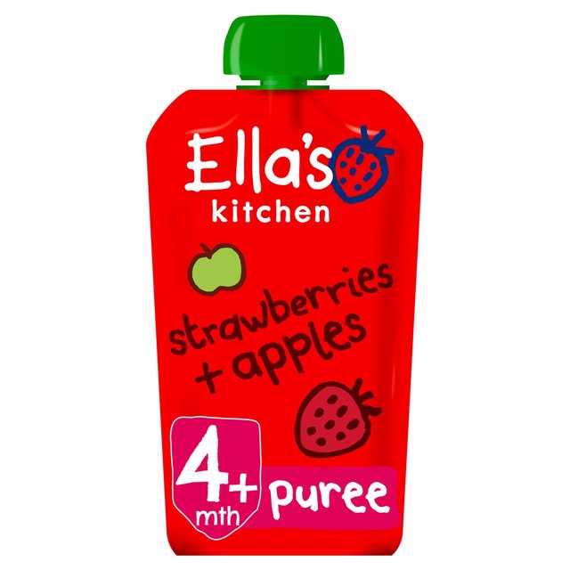 Ella's Kitchen Organic Strawberries & Apples 120g - 4.2oz