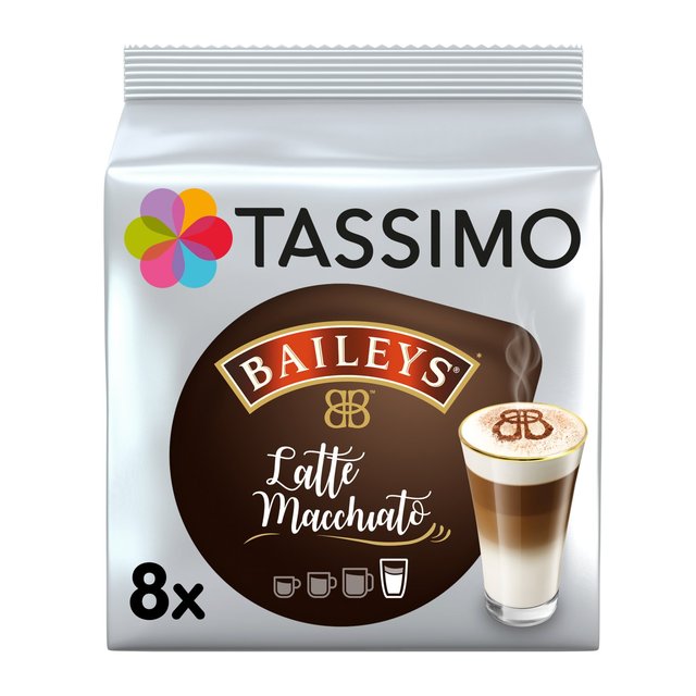 Tassimo Baileys Latte Macchiato Coffee Pods 8 Drinks