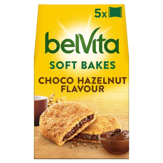 Belvita Choco Hazelnut Soft Bakes Breakfast Biscuits 5 Pack