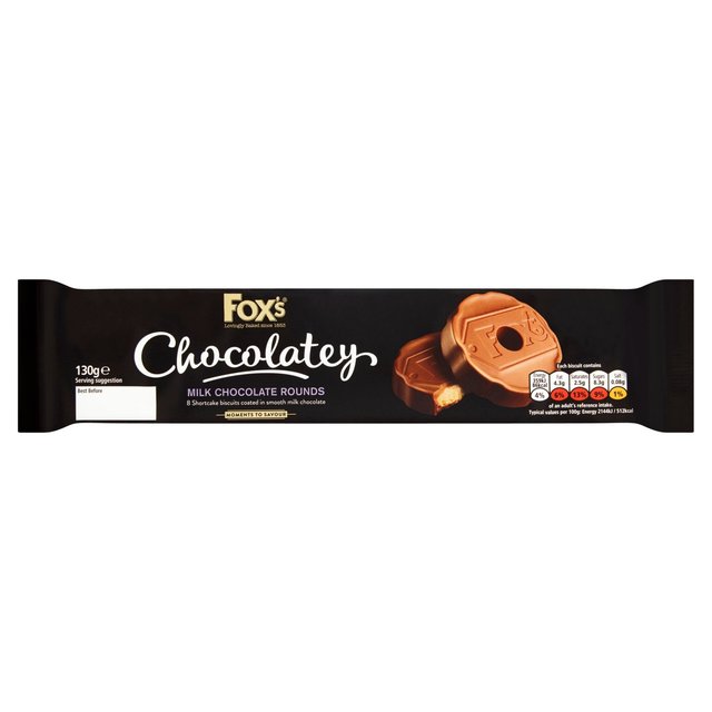 Fox's Chocolatey Milk Chocolate Round 130g - 4.5oz