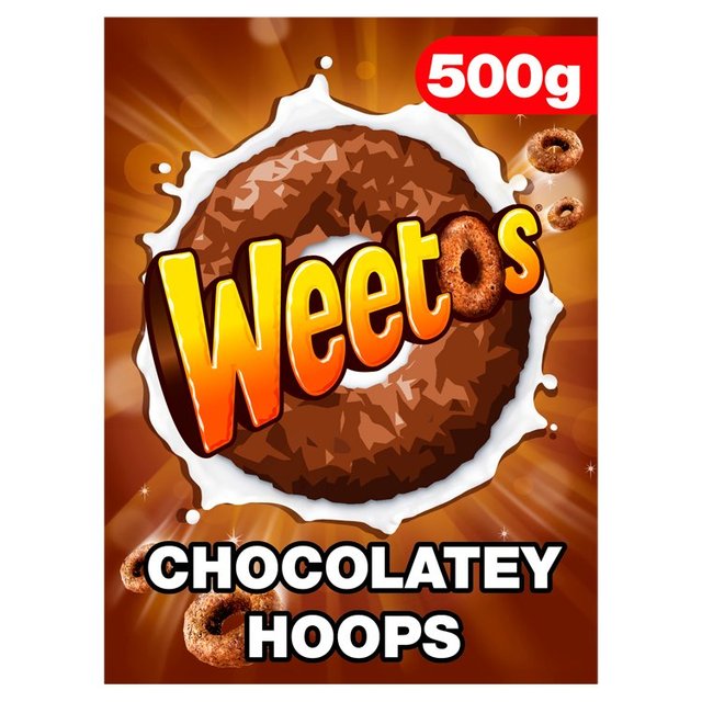 Weetos Chocolate Hoops Cereal 500g - 17.6oz