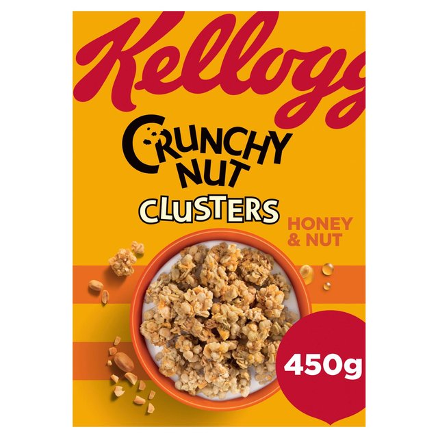 Kellogg's Crunchy Honey Nut Clusters 450g - 15.8oz