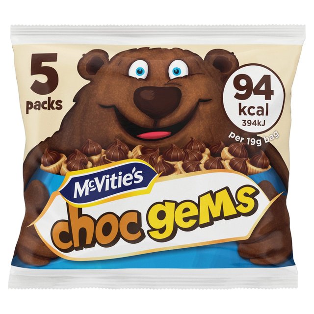 McVitie's Choc Gems 5 Pack 125g