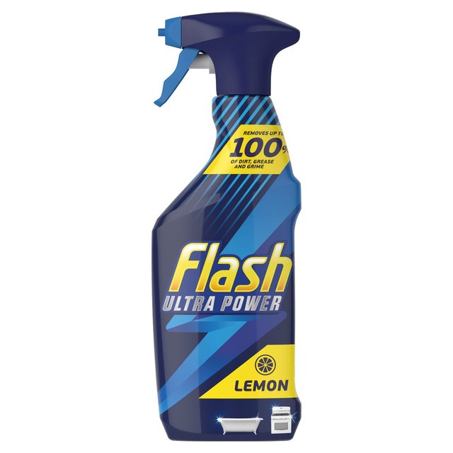 Flash Ultra Power Spray Cleaner Lemon 500ml - 16.9fl oz