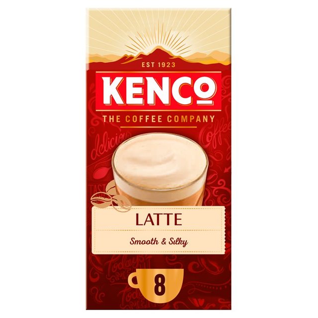 Kenco Latte Instant Coffee Sachets 8 Pack