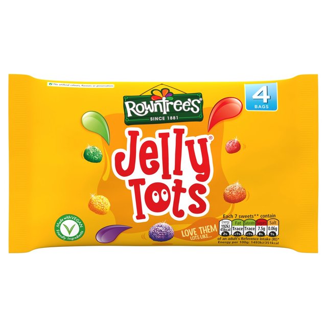 Rowntree's Jelly Tots Multipack 4 Pack