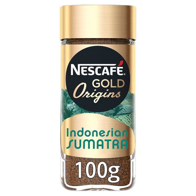 Nescafe Gold Origins Indonesian Sumatra Instant Coffee 100g - 3.5oz