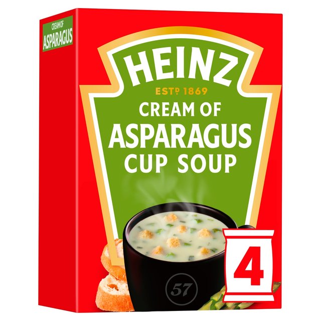 Heinz Cream of Asparagus Cup Soup 4 Sachets