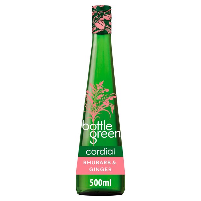 Bottle Green Rhubarb & Ginger Cordial 500ml - 16.9fl oz