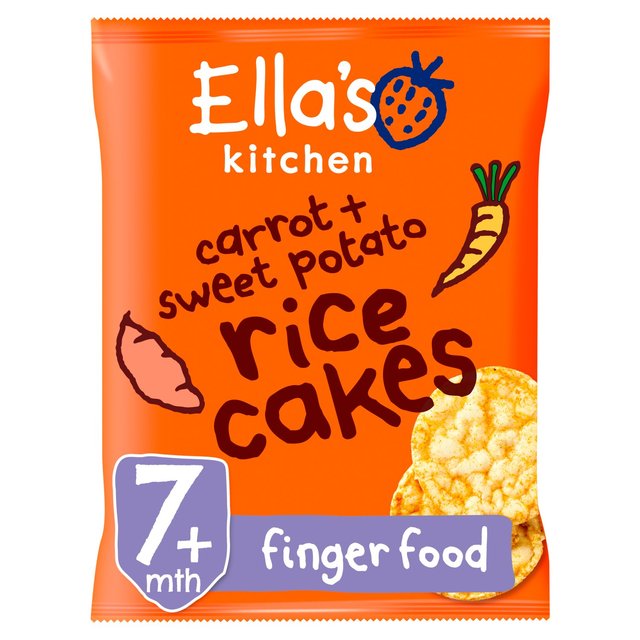 Ella's Kitchen Organic Carrot & Sweet Potato Rice Cakes 40g - 1.4oz