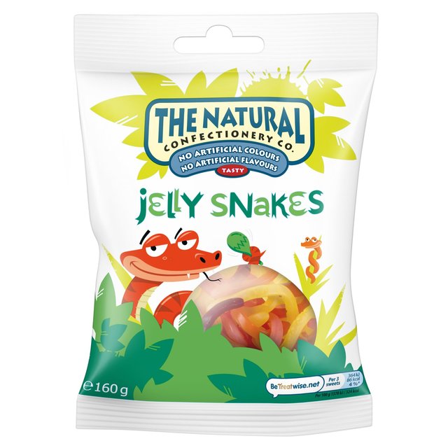 The Natural Confectionery Co Jelly Snakes 160g - 5.6oz