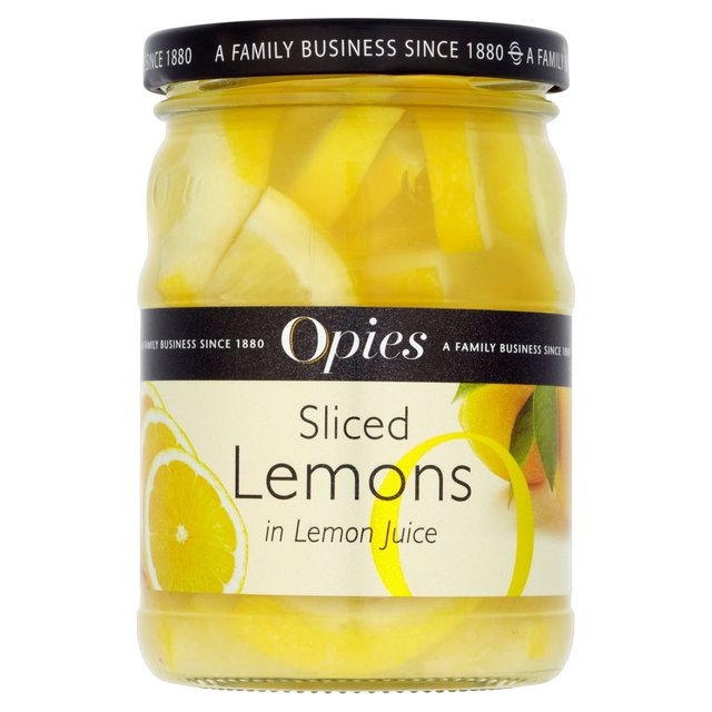 Opies Sliced Lemons in Lemon Juice 350g - 12.3oz