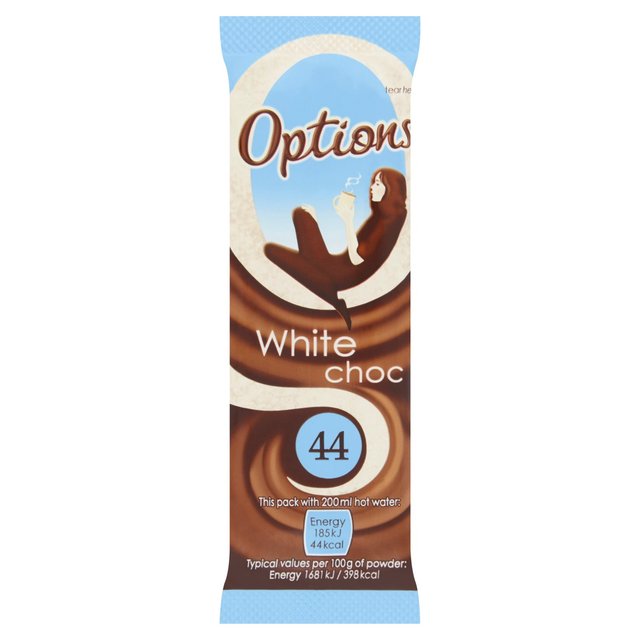 Options White Hot Chocolate Sachet 11g - 0.3oz