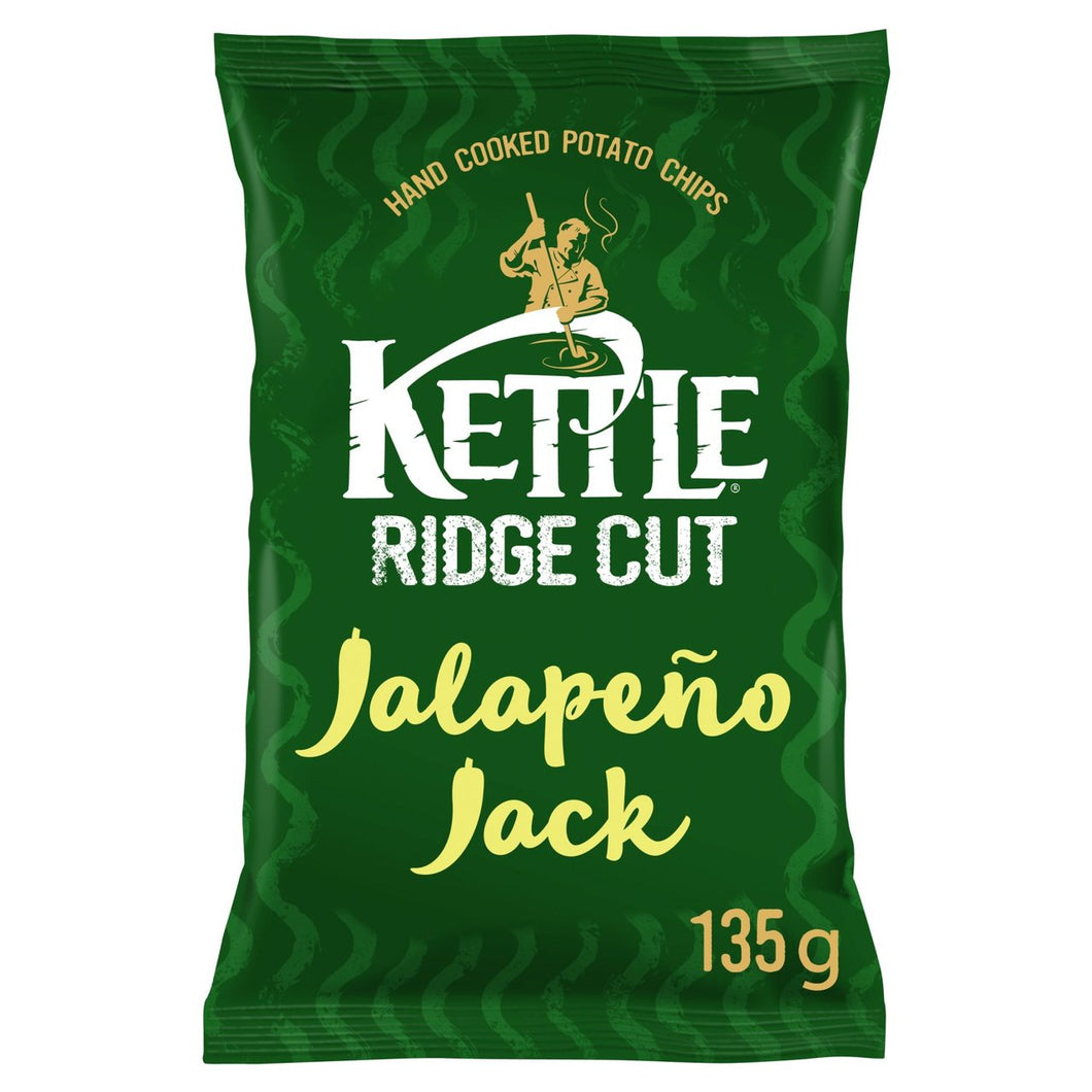 Kettle Chips Ridge Jalapeno Jack 135g - 4.7oz