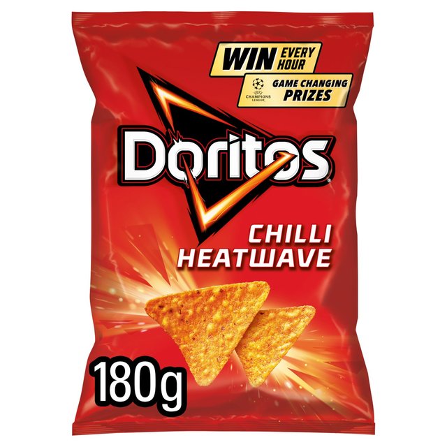 Doritos Chilli Heatwave Tortilla Chips 180g - 6.3oz