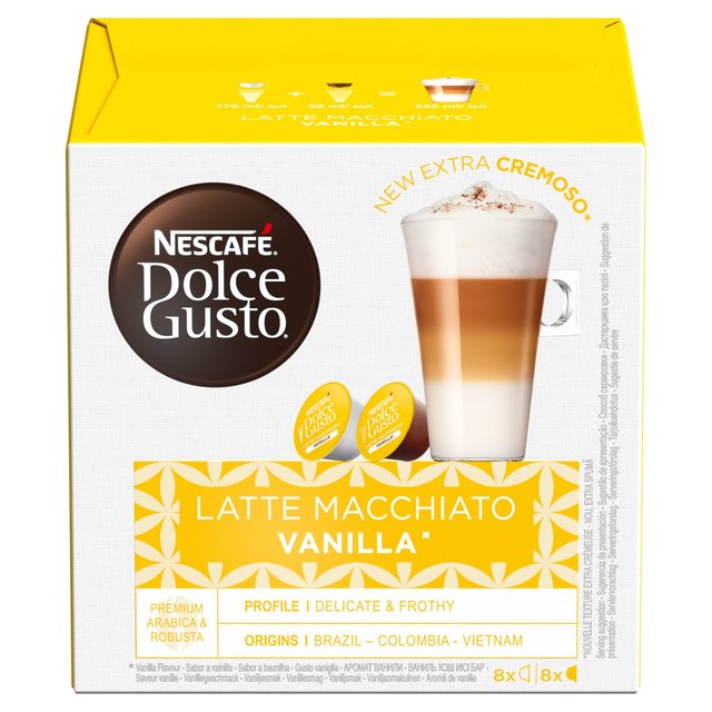 Dolce Gusto Vanilla Latte Macchiato 16 Pack