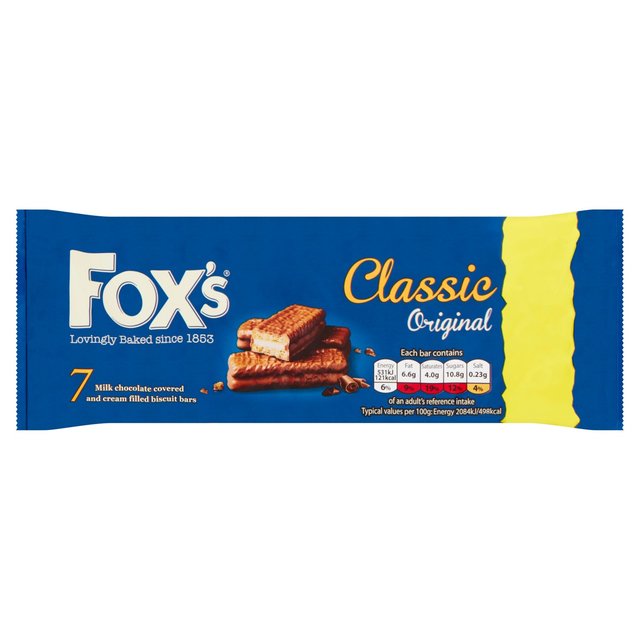 Fox's Classic Biscuit Bars 7 Pack